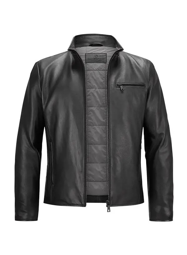 Milestone leather fully lined jacket