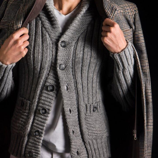 codice cardigan in grey